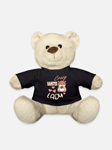 Hamster Fan Hamster Lover Hamster Lady - Nounours - noir