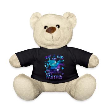Nur ein Mädchen, das Fantasy-Bücher liebt - Teddy - Schwarz - Vorne