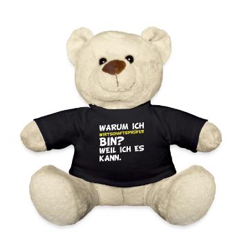 Warum ich Wirtschaftsprüfer bin? Weil ich es kann. - Teddy - Schwarz - Vorne