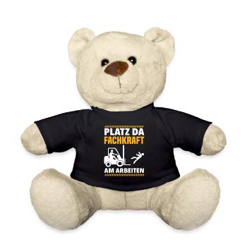 Staplerfahrer Lager Lagerarbeiter - Teddy - Schwarz - Vorne