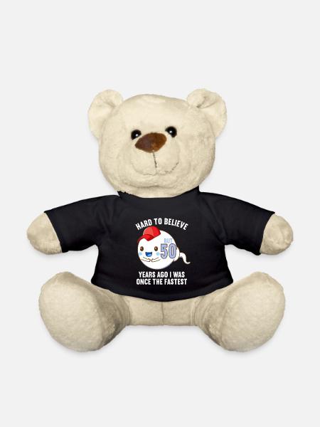 Il y a 50 ans 50 ans le plus rapide 50e anniversaire - Nounours - noir