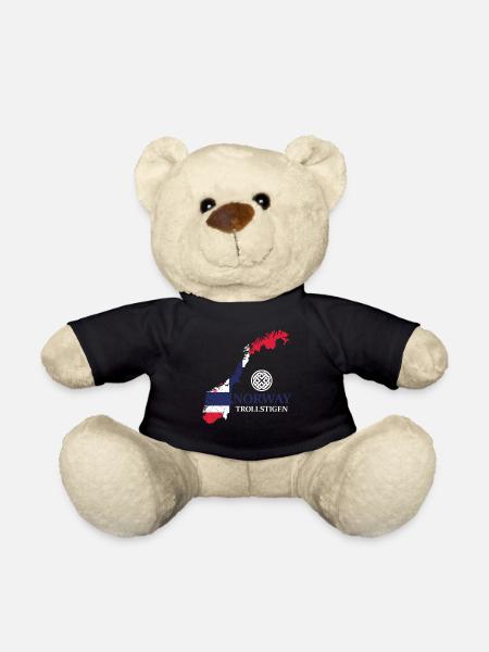 Norwegen Trollstigen Rune Wikinger - Teddy - Schwarz