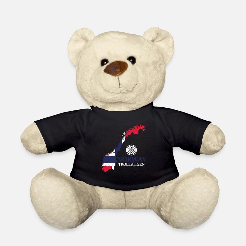 Norwegen Trollstigen Rune Wikinger - Teddy - Schwarz