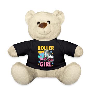 Rollschuhe Roller Girl - Teddy - Schwarz - Vorne