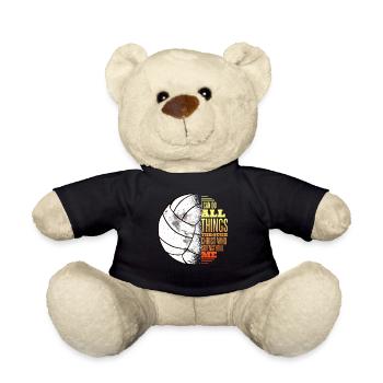 Volleyball And Jesus - Teddy - Schwarz - Vorne