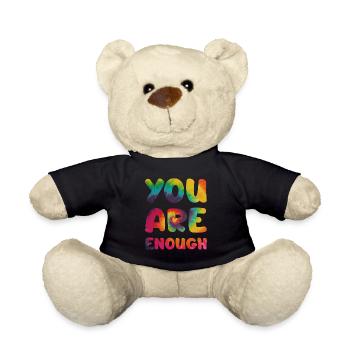 You are enough - Teddy Bear - black - Front