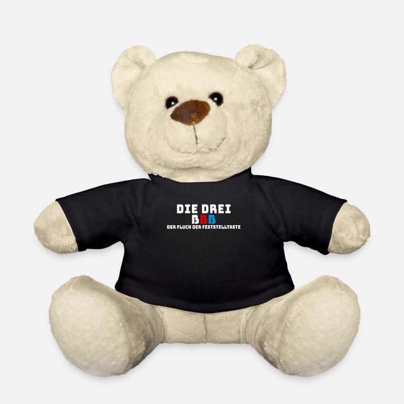 Die Drei ßßß Der Fluch Der Feststelltaste - Teddy - Schwarz