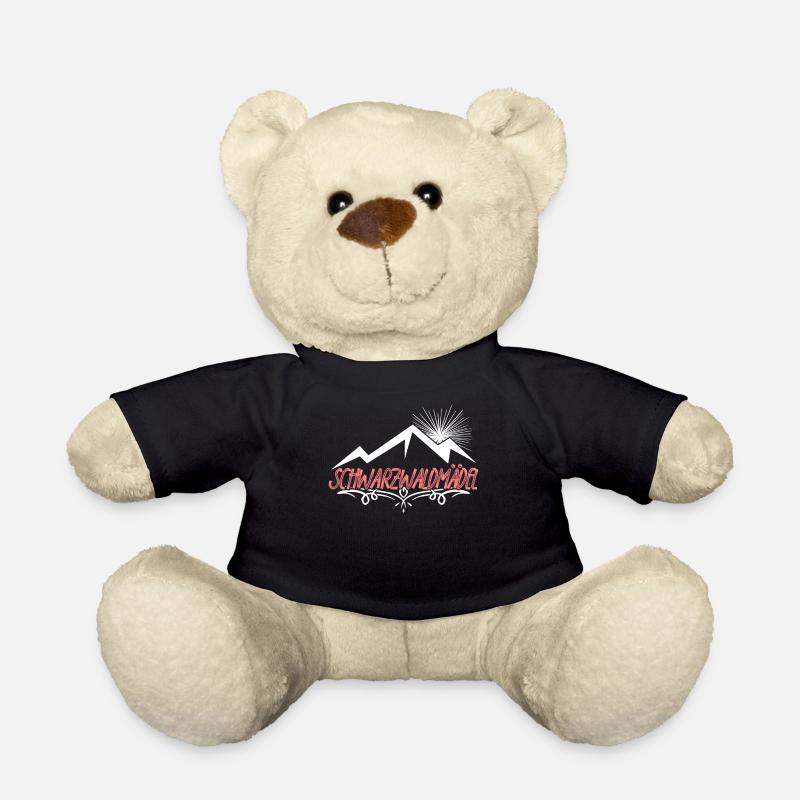 Schwarzwald Mädel Frau Schwarzwaldbub - Teddy - Schwarz
