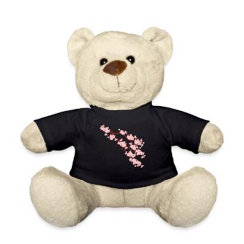 sakura - Teddy Bear - black - Front