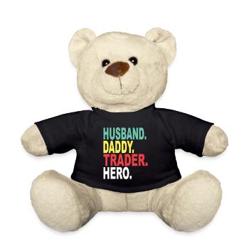 Ehemann Papa Trader Held - Teddy - Schwarz - Vorne