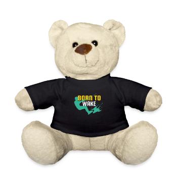 Wakeboard Born To Wake Wakeboarder Wakeboarding - Teddy - Schwarz - Vorne