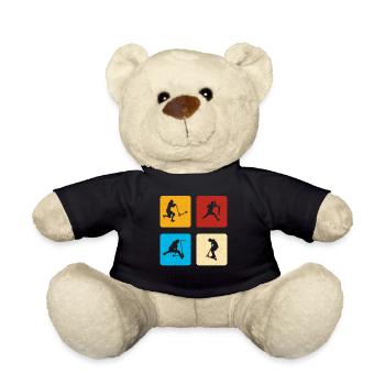 Stunt Scooter - Teddy Bear - black - Front