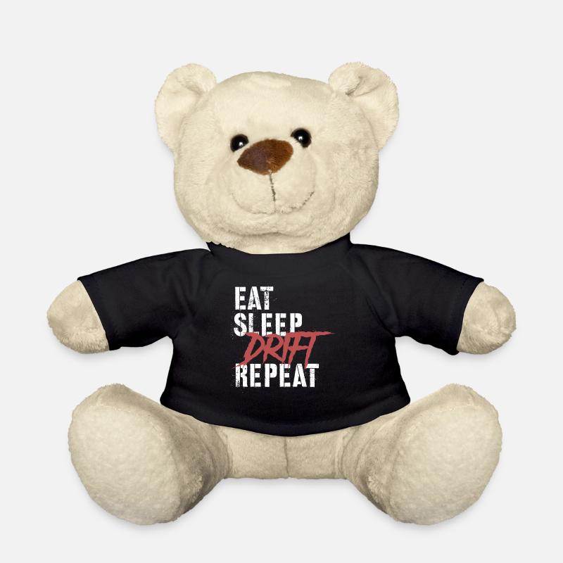 Eat Sleep Drift Repeat - Teddy - Schwarz