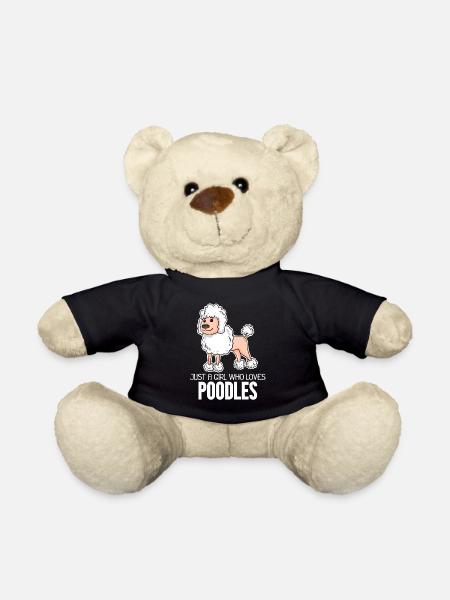 Pudel Hund - Teddy - Schwarz
