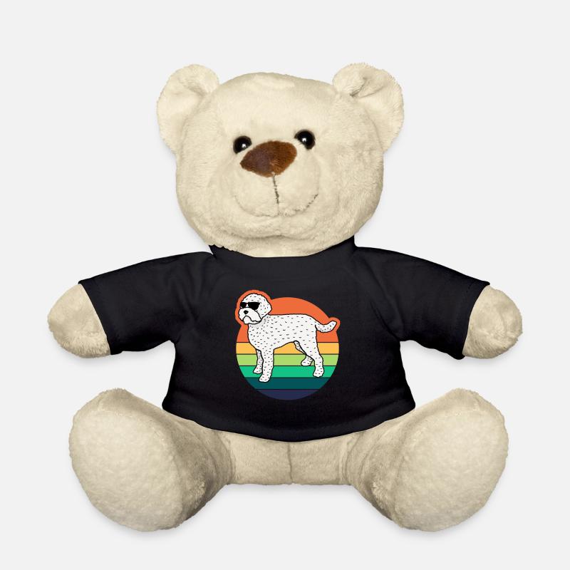 Lagotto Romagnolo Hund Retro Witz Hunde - Teddy - Schwarz