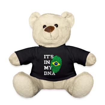Es Ist In Meiner DNA Brasilien Brasilianische Wurz - Teddy - Schwarz - Vorne