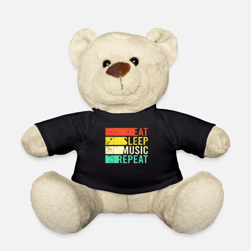 Eating Sleep Music - Teddy Bear - black