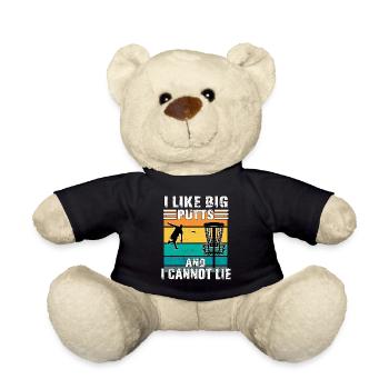 Disc Golf Frisbee Ultimate Frisbee Disc Golf - Teddy Bear - black - Front