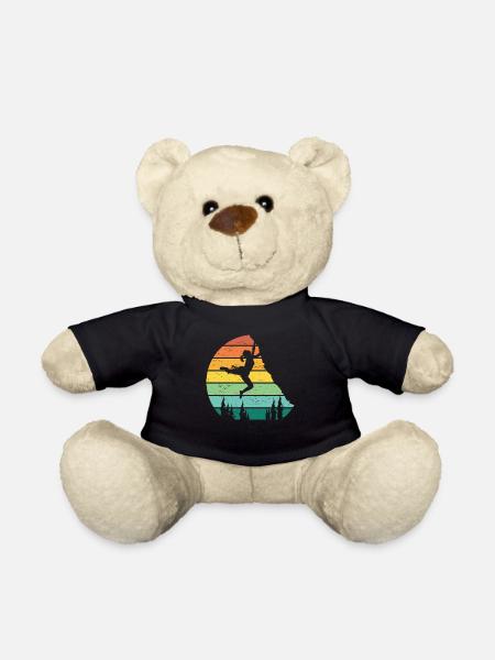 Bouldern Sportlerin - Teddy - Schwarz