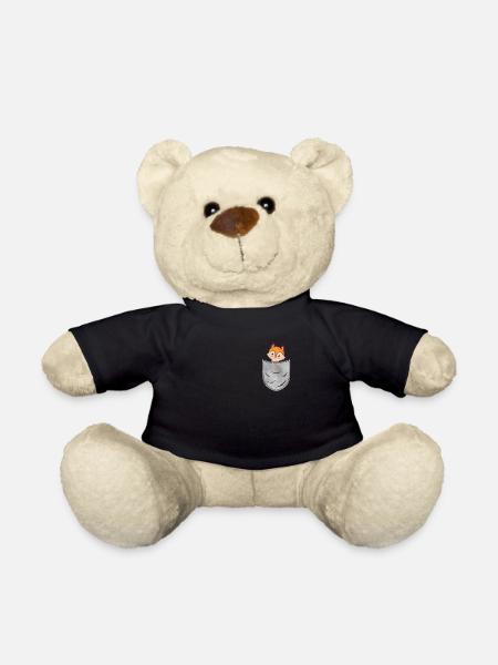 Pocket Fox Animal In Your Pocket Fox - Teddy - Schwarz