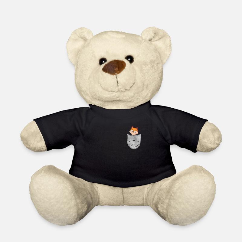 Pocket Fox Animal In Your Pocket Fox - Teddy - Schwarz