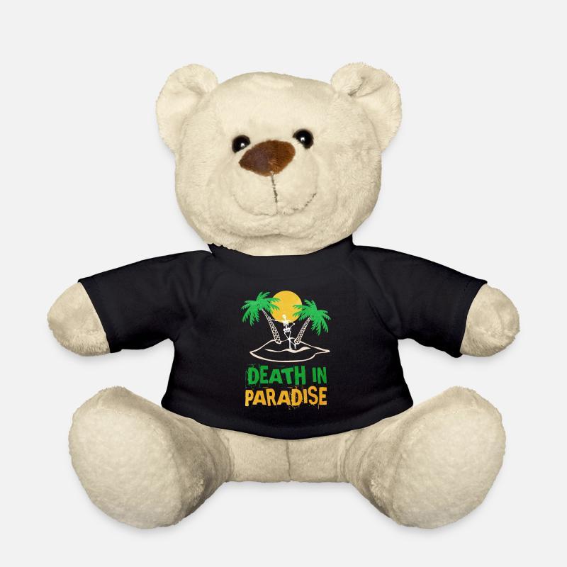 Death in Paradise motiv - geschenkidee - Teddy - Schwarz