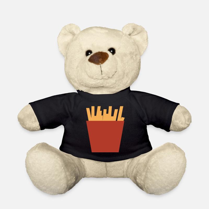 Pommes Tasche - Teddy - Schwarz