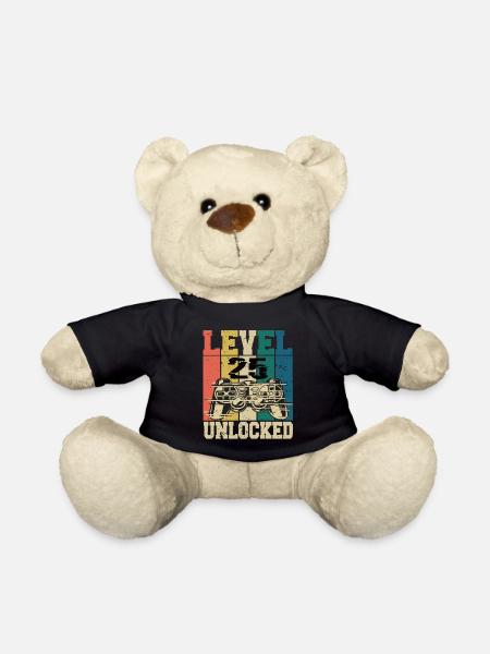 Level 25 Freigeschaltet - Teddy - Schwarz