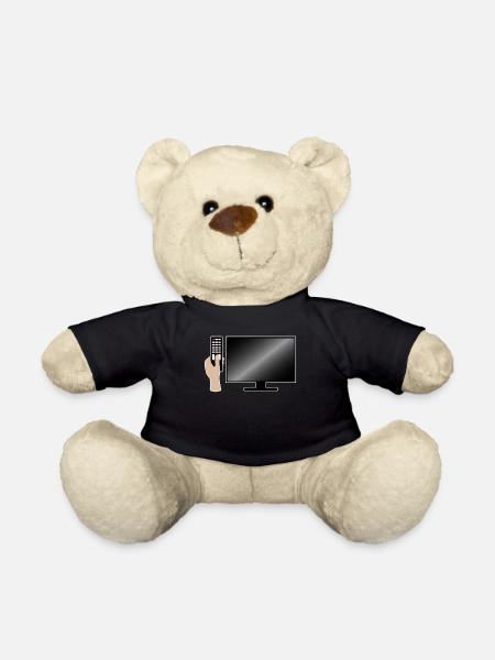 Fernsehen Fernseher TV Kino Filme Movies Geschenk - Teddy - Schwarz