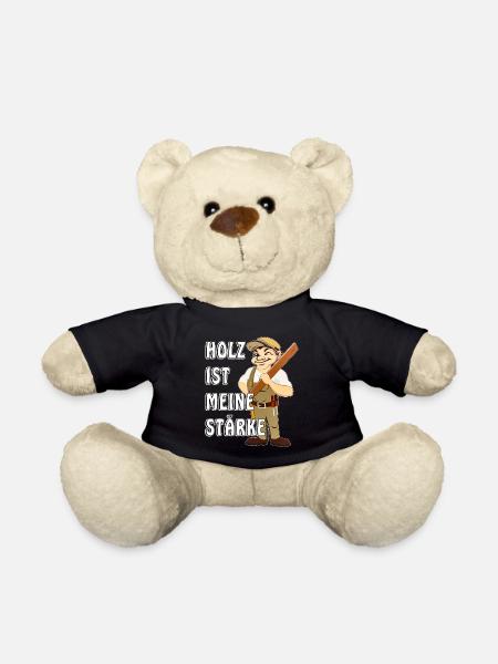 ZIMMERMANN HOLZ IST MEINE STÄRKE - Teddy - Schwarz