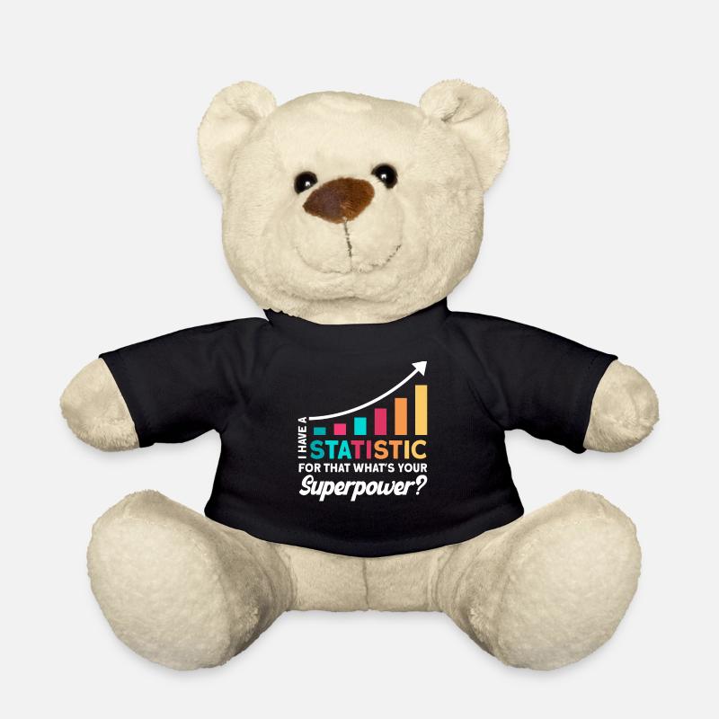 Statistik Analyst Statistiker Geschenk - Teddy - Schwarz
