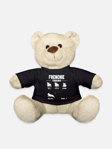 Witziges Französische Bulldogge Frenchie Hunde - Teddy - Schwarz