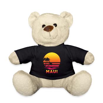 Maui Retro Strand - Teddy - Schwarz - Vorne