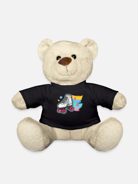 Rollschuhlaufen Rollschuhe - Teddy - Schwarz