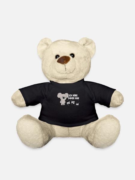 Ich Höre Immer Nur MiMiMi FunStatement - Teddy - Schwarz