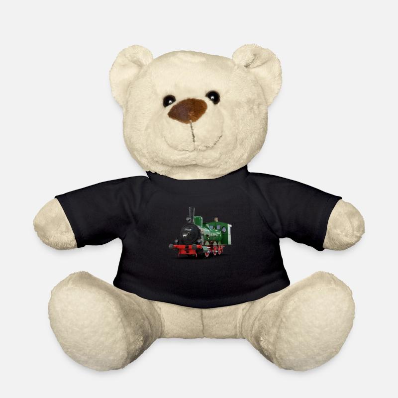 Dampflok Zug I Eisenbahn Lokomotive - Teddy - Schwarz