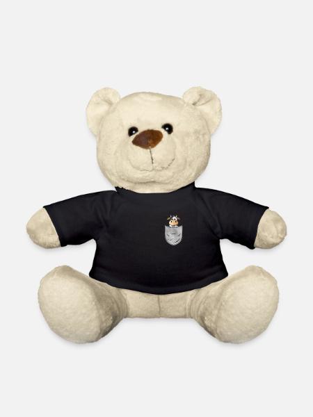 Pocket Cow Animal In Your Pocket Cow - Teddy - Schwarz