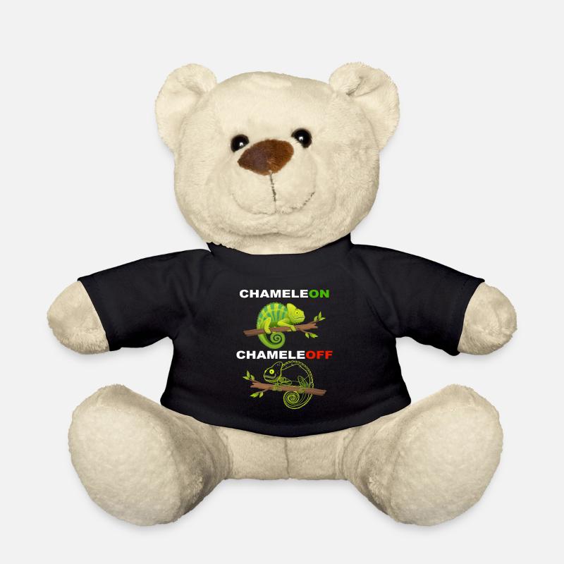 Lustiges Chameleon - ChameleON ChameleOFF - Teddy - Schwarz
