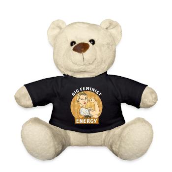 FEMINIST IN ENERGY - Teddy - Schwarz - Vorne