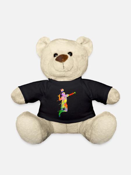 Badminton Fan Squash Trainer Verein Frauen - Teddy - Schwarz