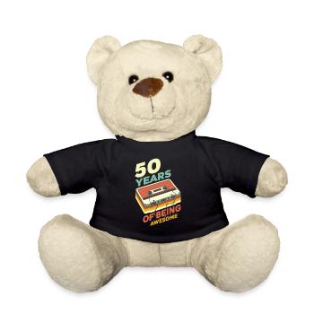 50 Years Awesome - Teddy - Schwarz - Vorne