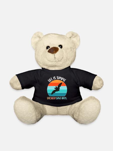 Fledermaus Fledermäuse - Teddy - Schwarz