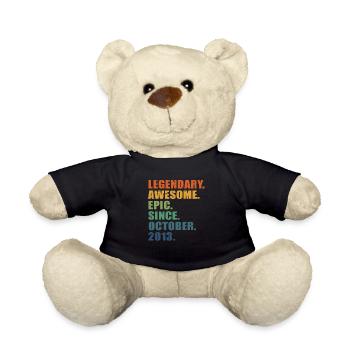 10e anniversaire, octobre 2013, 10e anniversaire - Nounours - noir - Devant