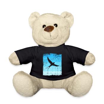 Vögel Vogel Schwalbe - Teddy - Schwarz - Vorne