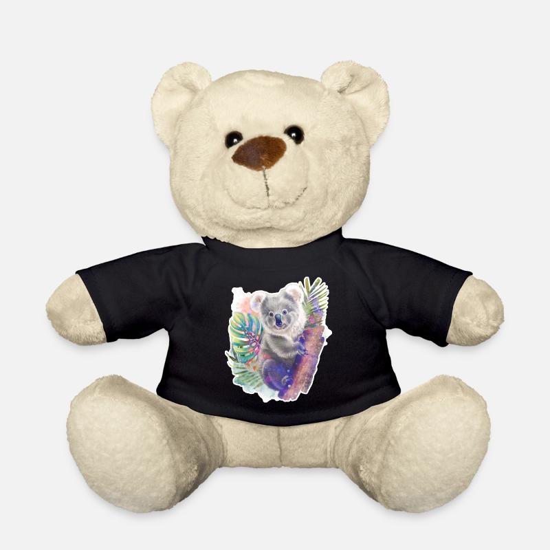 Koala | Koala Bär - Teddy - Schwarz