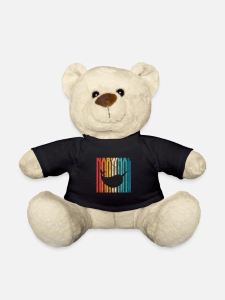 Narwhal - Teddy Bear - black