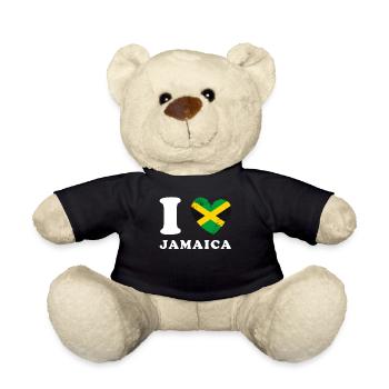 I love Jamaica - Teddy - Schwarz - Vorne