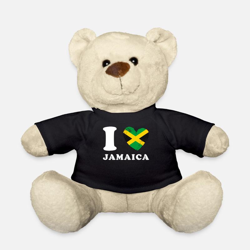 I love Jamaica - Teddy Bear - black