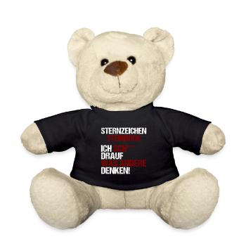 Sternzeichen Steinbock - Teddy - Schwarz - Vorne