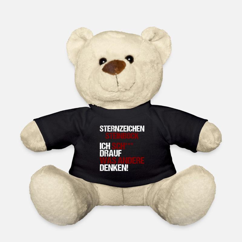 Sternzeichen Steinbock - Teddy - Schwarz